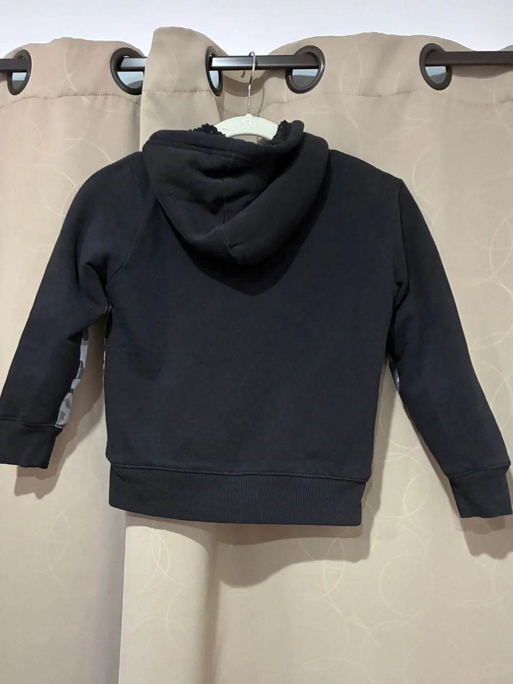 Children’s Place Kids' Black & Gray Camo Zip-Up Hoodie